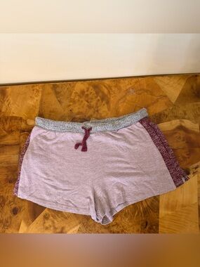 Pink Sleep Shorts M Pockets Jaclyn Intimates Drawstring